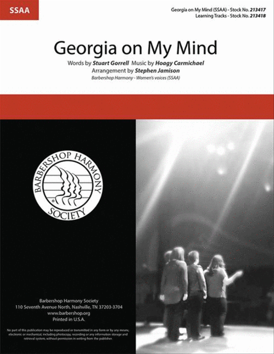 Georgia on My Mind Georgia on My Mind SSAA scores gallery preview page 2