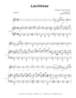 Lacrimosa (Vocal Solo - Accessible Key Version)