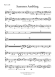 Summer Ambling - 4 Part Brass - PART 1 in Bb