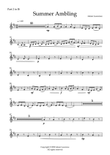 Summer Ambling - 4 Part Brass - PART 2 in Bb