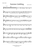 Summer Ambling - 4 Part Brass - PART 3 in Bb