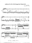 Cadenza for the 2nd Hungarian Rhapsody of F.Liszt