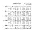Amazing Grace (SATB and Rehearsal PIano)