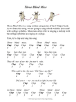 Three Blind Mice (big letter notation)