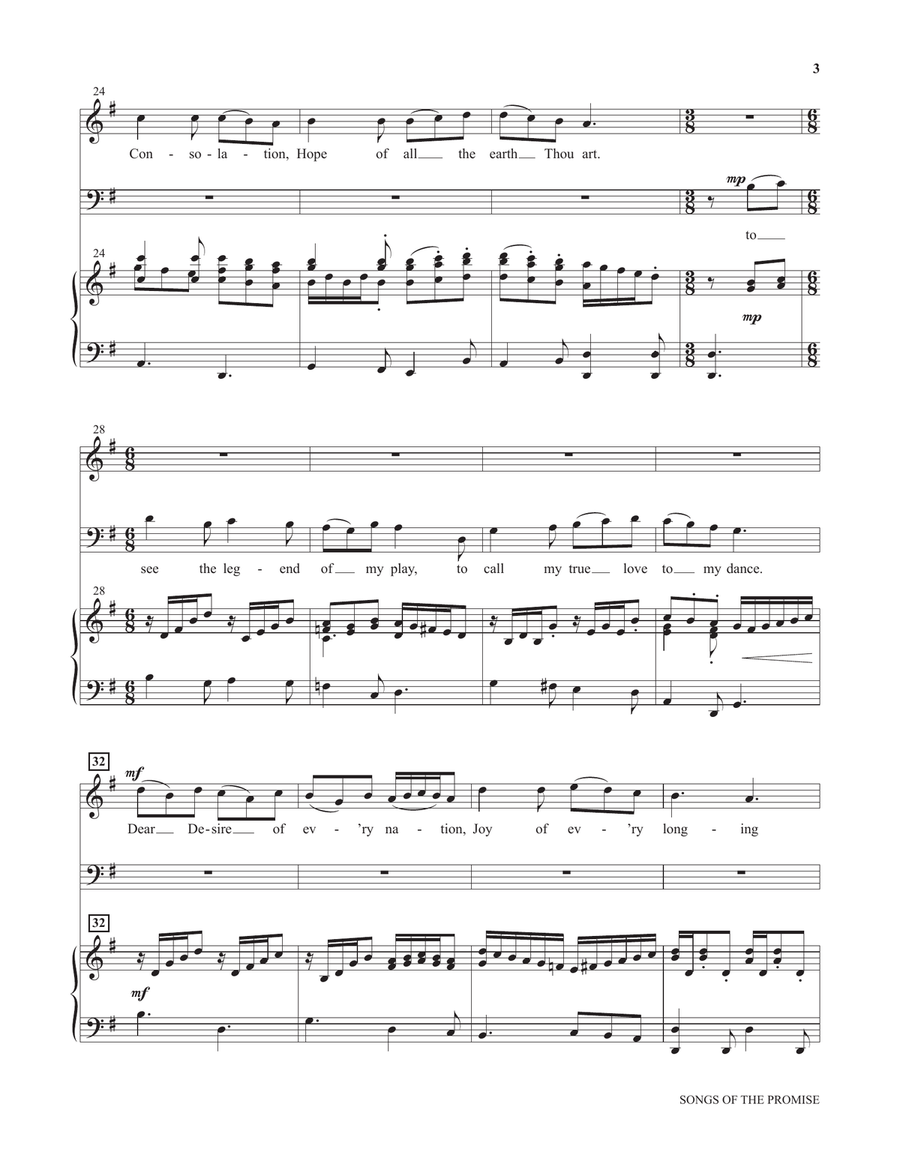 Songs Of The Promise (from Voices Together: Duets for Sanctuary Singers) Piano scores gallery preview page 3
