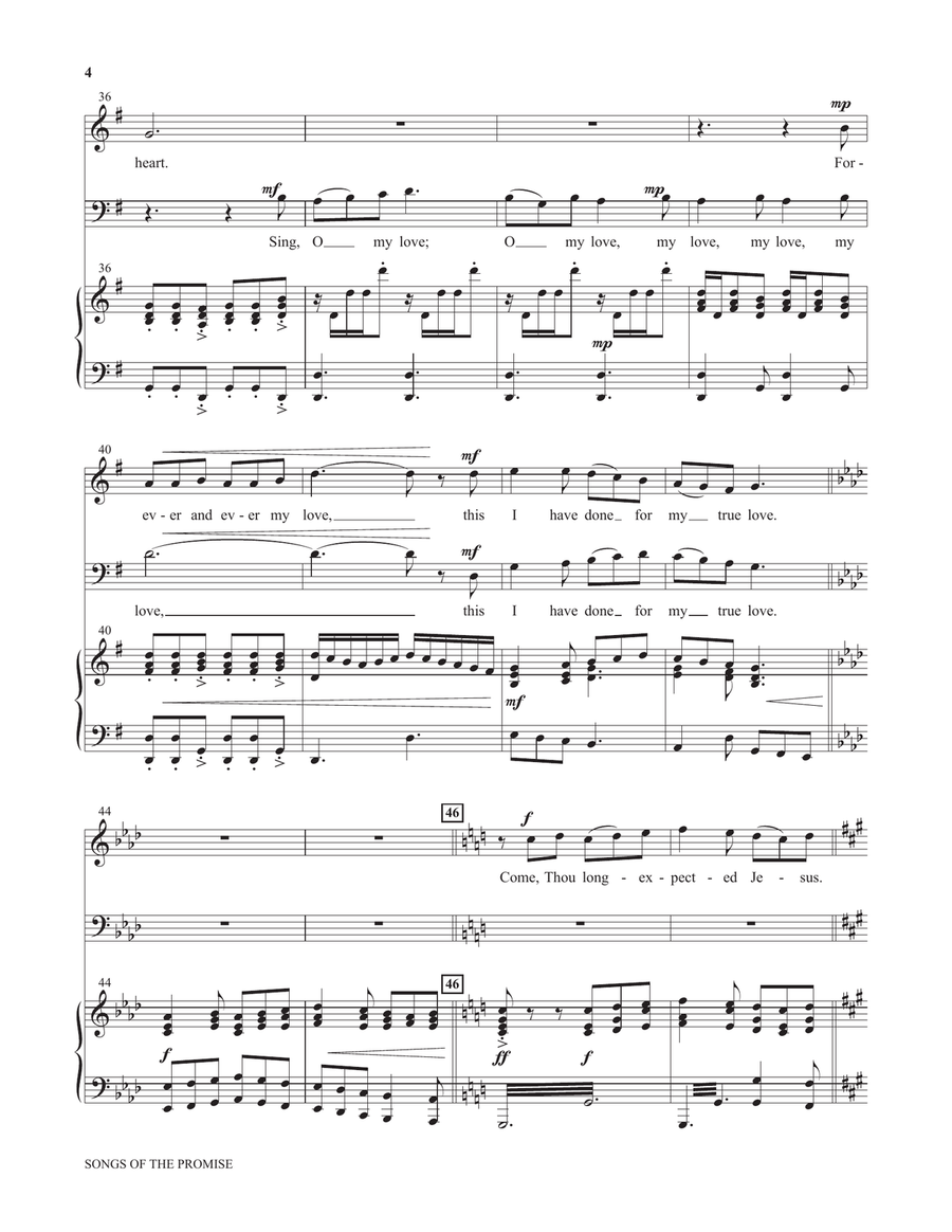 Songs Of The Promise (from Voices Together: Duets for Sanctuary Singers) Piano scores gallery preview page 4