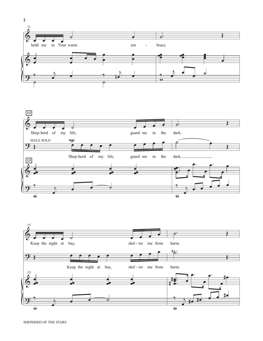 Shepherd Of The Stars (from Voices Together: Duets for Sanctuary Singers) Piano scores gallery preview page 2