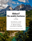 Ebben Ne Andrò Lontana from La Wally