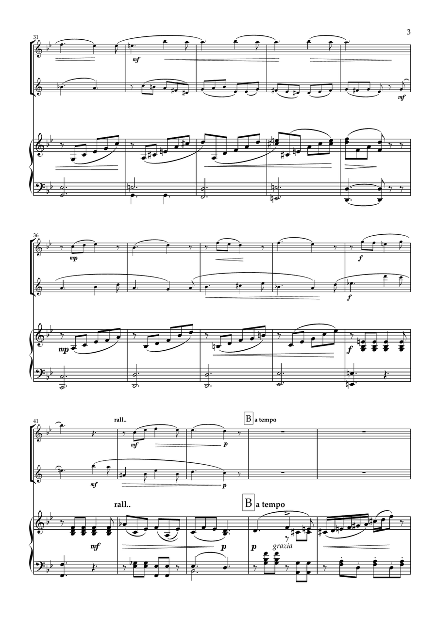 April (Snowdrop)-Tchaikovsky- Flute and Clarinet Duet with Piano-Intermediate April (Snowdrop)-Tchaikovsky- Flute and Clarinet Duet with Piano-Intermediate Woodwind Duet scores gallery preview page 4
