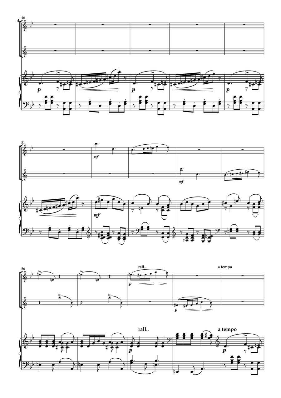 April (Snowdrop)-Tchaikovsky- Flute and Clarinet Duet with Piano-Intermediate April (Snowdrop)-Tchaikovsky- Flute and Clarinet Duet with Piano-Intermediate Woodwind Duet scores gallery preview page 5