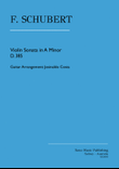 Schubert: Violin Sonata in A Minor D.385 - Guitar Arrangement