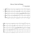 Revecy Venir du Printans - Claude LeJeuene - for brass quintet