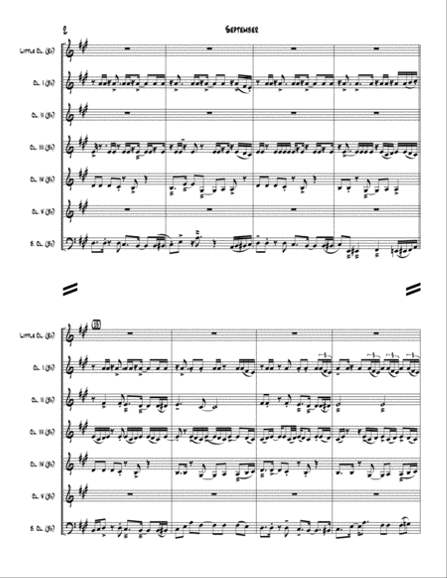 September Chamber Orchestra scores gallery preview page 2