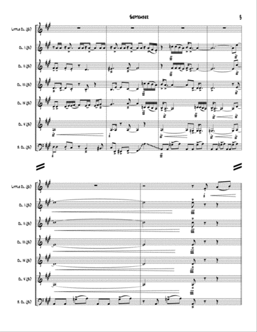 September Chamber Orchestra scores gallery preview page 3