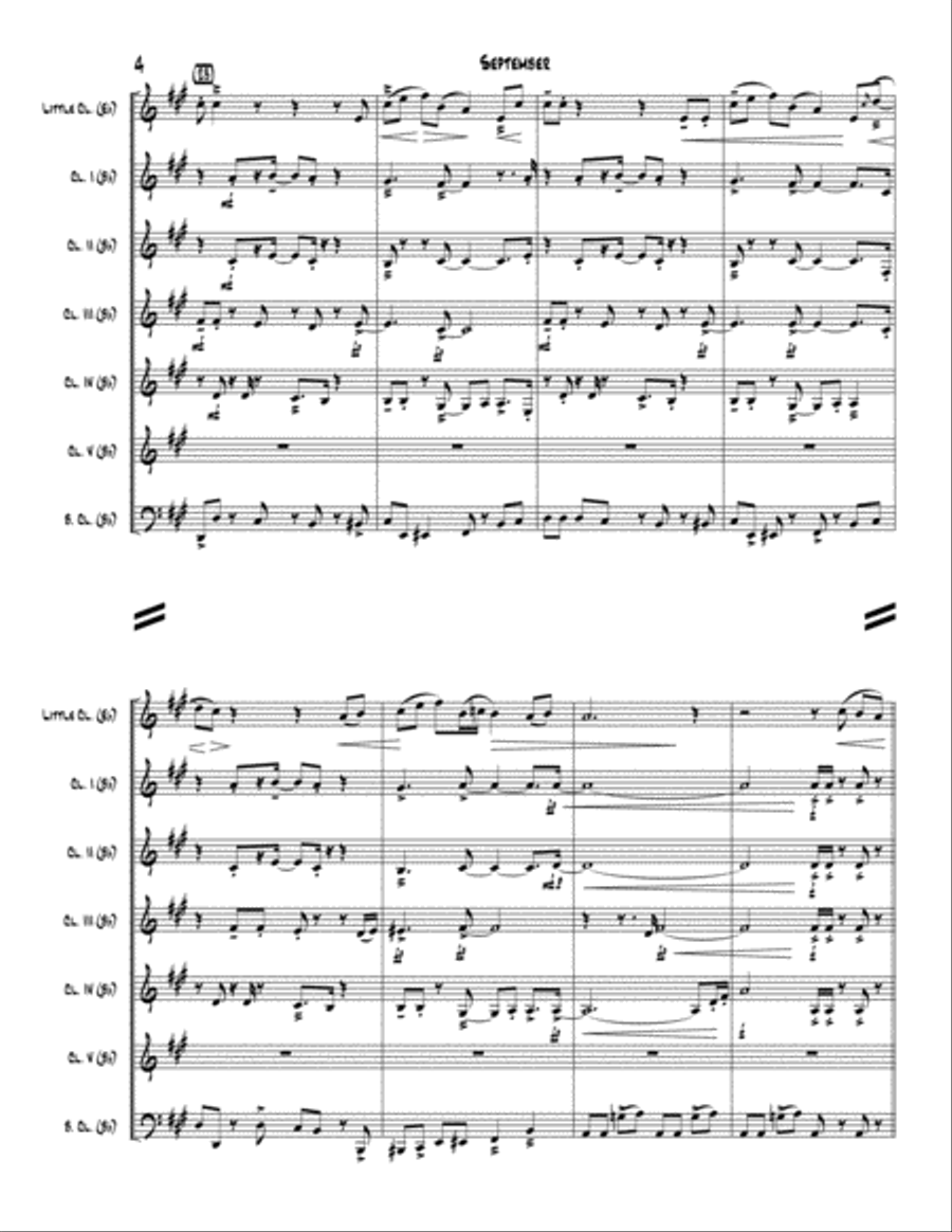 September Chamber Orchestra scores gallery preview page 4