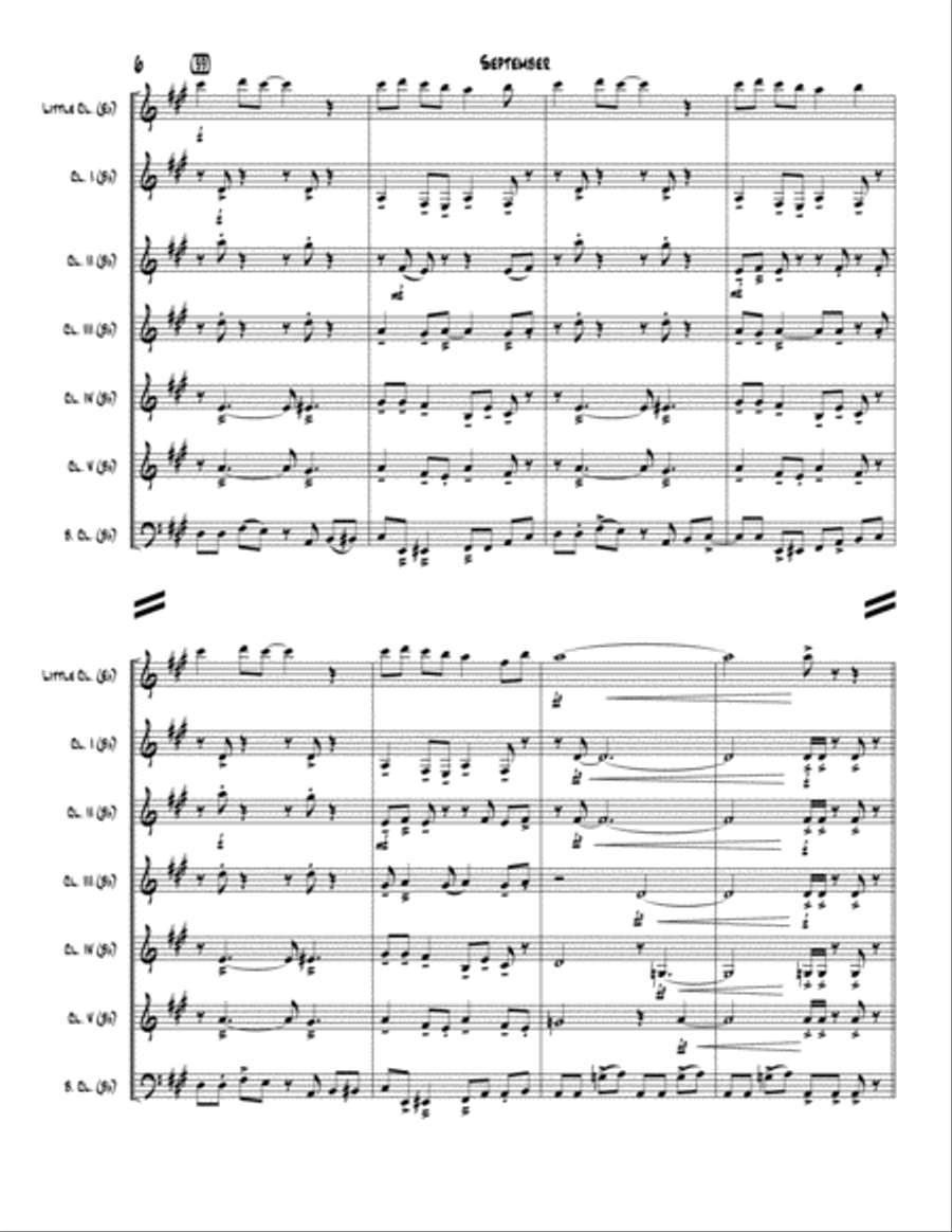September Chamber Orchestra scores gallery preview page 6