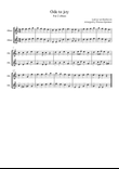 Ode to joy, for 2 oboes/flutes/saxophones