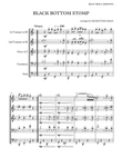 JELLY ROLL MORTON. BLACK BOTTOM STOMP . brass quintet .arrenged by KHUUSHAAN BATZAYA