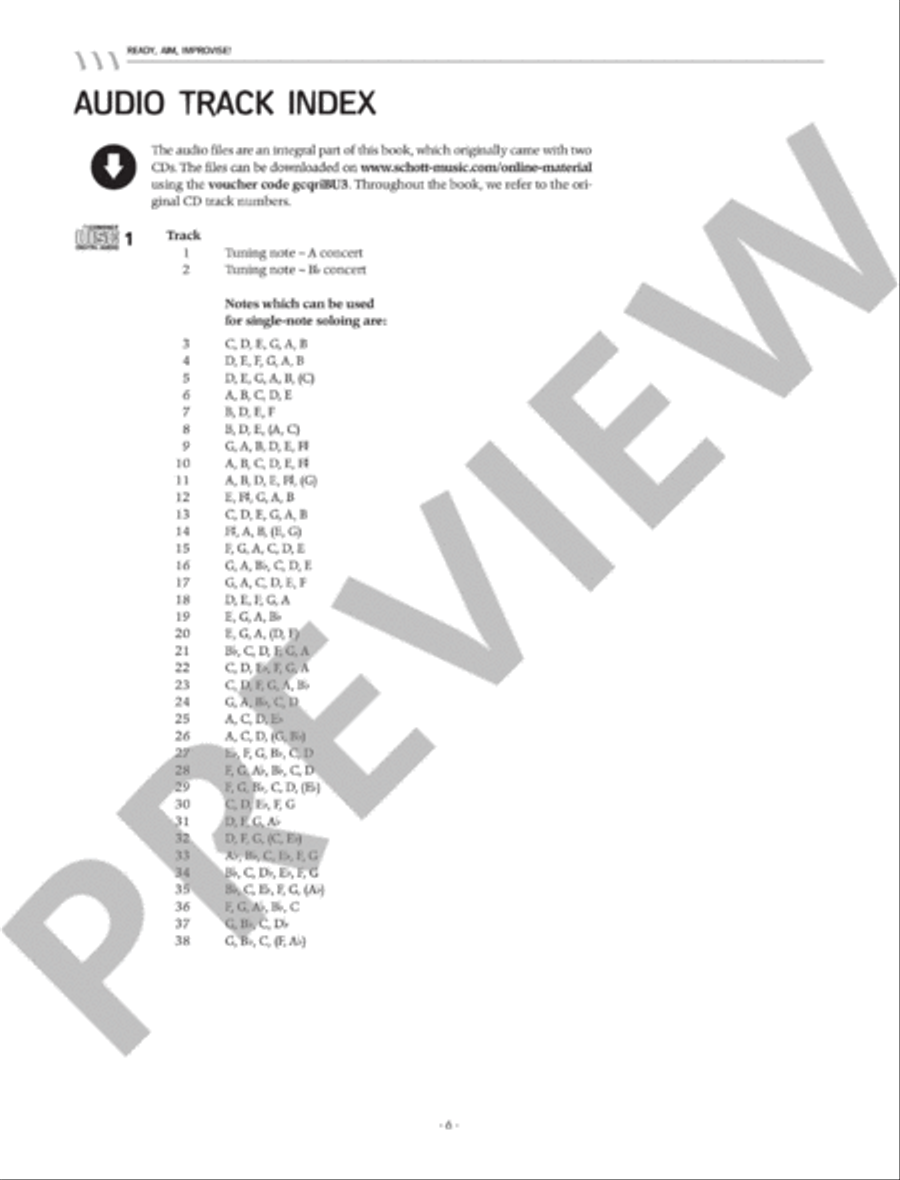 Ready, Aim, Improvise! Ready, Aim, Improvise! Saxophone scores gallery preview page 2
