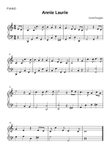 Annie Laurie - Easy Piano