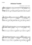 Arkansas Traveler - Easy Piano