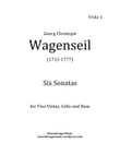 Wagenseil - Six Quartets for Two Violas, Cello and Bass