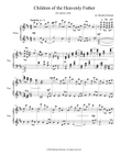 Children of the Heavenly Father (piano solo), arr. Brenda Portman
