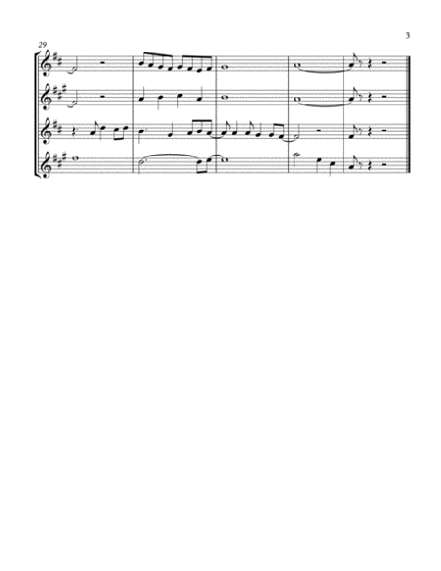 Feliz Navidad Woodwind Quartet scores gallery preview page 3