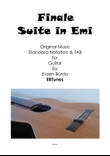 Finale Suite in Emi - Sheet Music + TAB