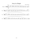 Away in a Manger for solo trombone mini preview