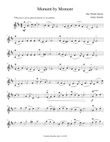 Moment by Moment--unaccompanied easy violin solo