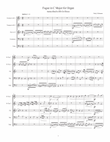 Fugue in C trans. to Bb for Brass Quintet