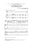 Love Will Find A Way