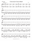 Concerto for Concert Band (2011) Marimba part