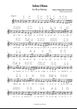 Adon Olam E.M. Gerovitsch for solo voice and guitar
