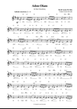 Adon Olam D.A. De Sola, for solo voice and guitar