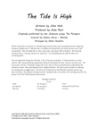 The Tide Is High