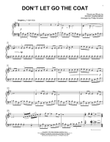 Don't Let Go The Coat [Classical version] (arr. Phillip Keveren)