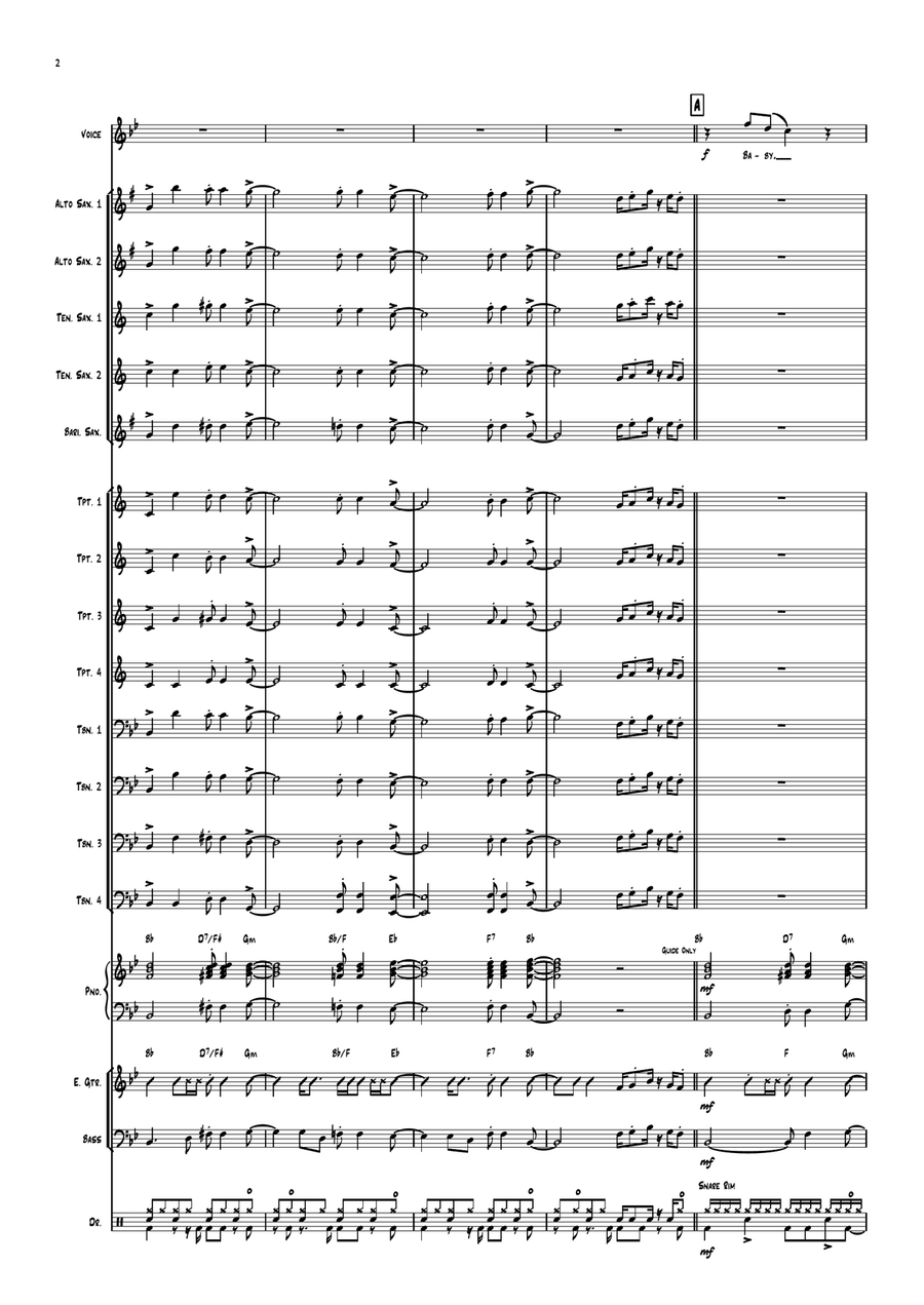 You Are The Best Thing You Are The Best Thing Large Ensemble scores gallery preview page 2
