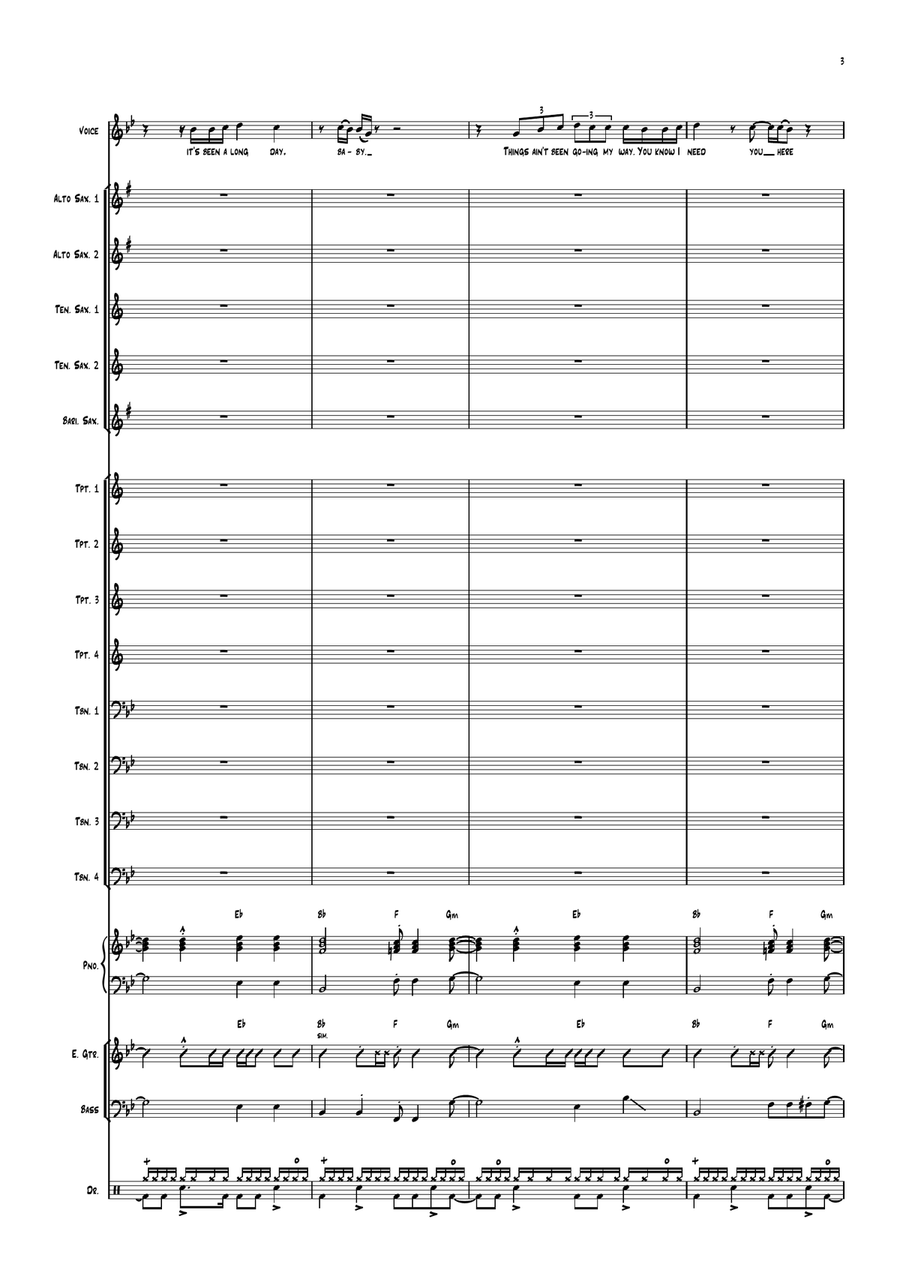 You Are The Best Thing You Are The Best Thing Large Ensemble scores gallery preview page 3