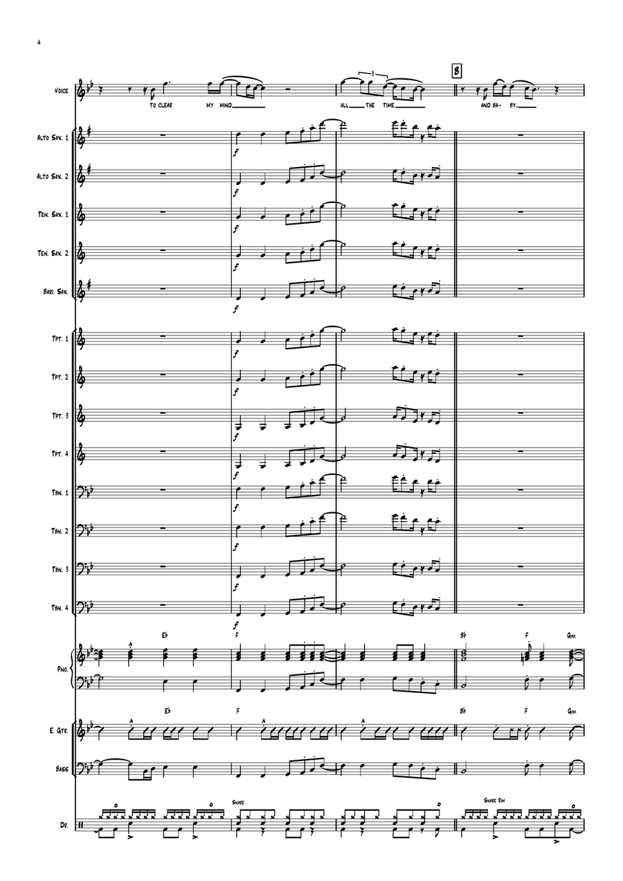 You Are The Best Thing You Are The Best Thing Large Ensemble scores gallery preview page 4