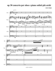 Op 30 concerto per pianoforte e Oboe solisti più archi