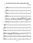 Op 30 concerto per pianoforte e Oboe solisti più archi Terzo Tempo