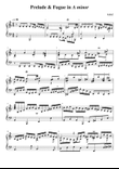 Prelude & Fugue in A minor