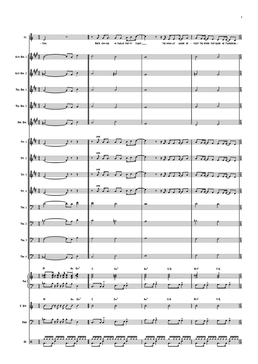 Africa Africa Jazz Ensemble scores gallery preview page 3