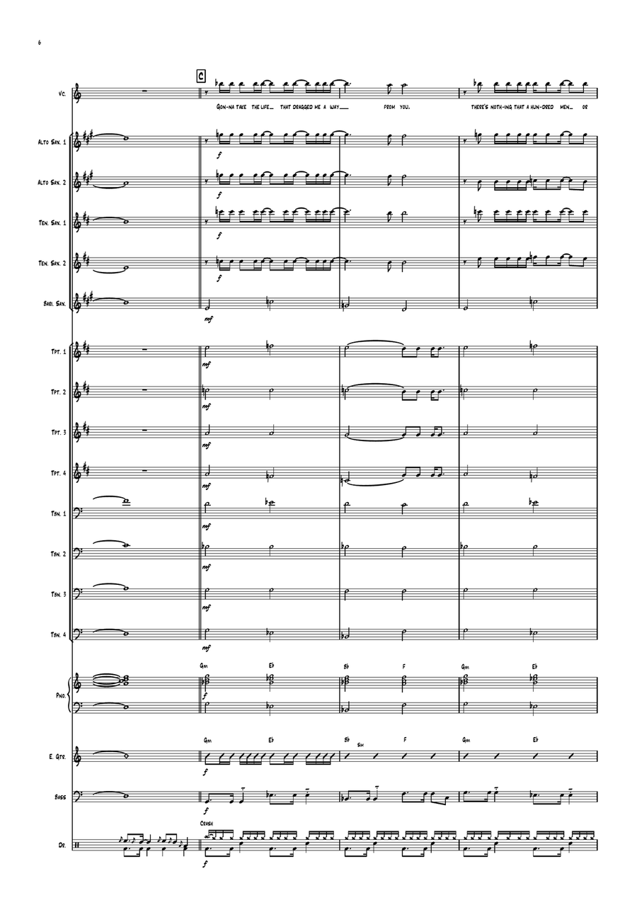 Africa Africa Jazz Ensemble scores gallery preview page 6