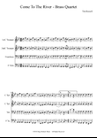 Come To The River - Brass Quartet