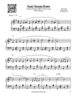 Sweet Georgia Brown - Harlem Globetrotters Theme (Piano Solo)