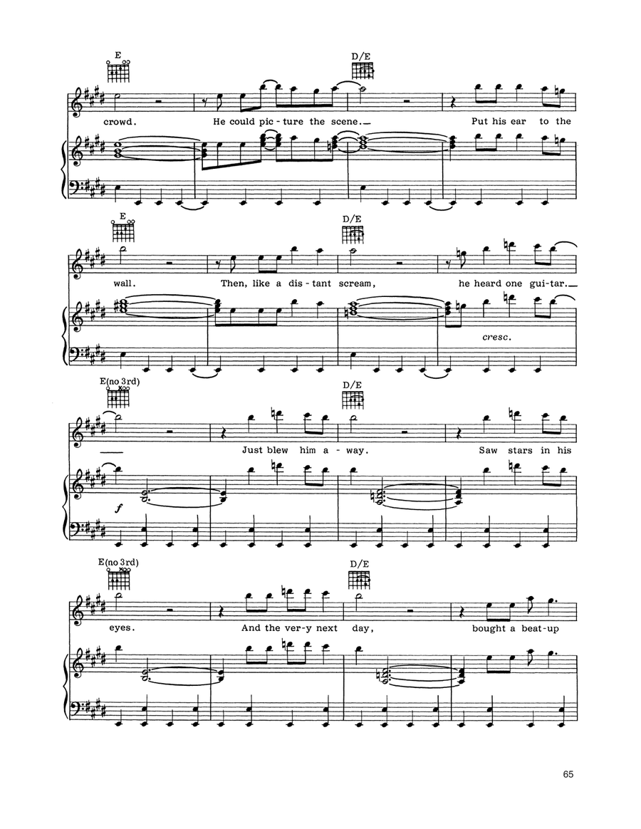 Juke Box Hero Juke Box Hero Piano, Vocal, Guitar scores gallery preview page 2