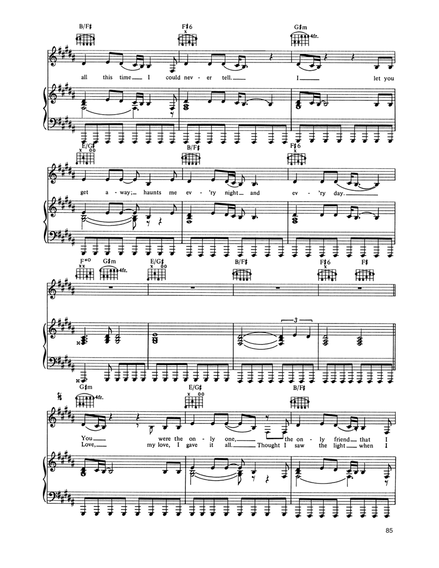 That Was Yesterday That Was Yesterday Piano, Vocal, Guitar scores gallery preview page 2